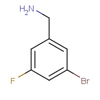 1094555-68-6 (3-bromo-5-fluorophenyl)methanamine chemical structure