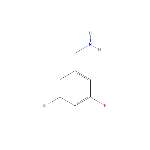 1094555-68-6 (3-bromo-5-fluorophenyl)methanamine chemical structure