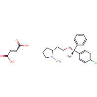 14976-57-9 Clemastine fumarate chemical structure