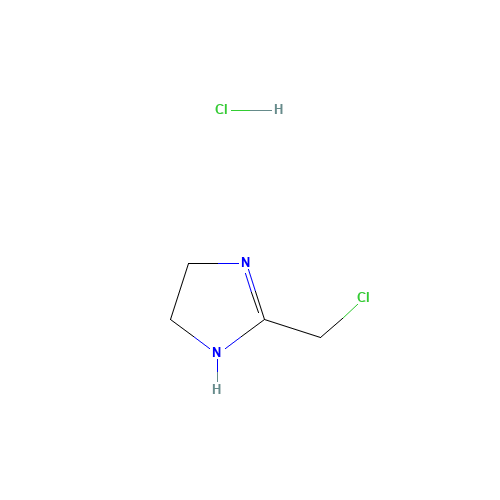 13338-49-3 2-(Chloromethyl)-4,5-dihydro-1H-imidazole hydrochloride chemical structure