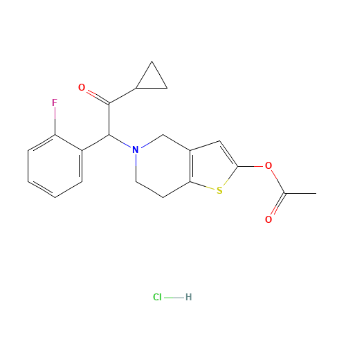 389574-19-0 PRASUGREL HYDROCHLORIDE chemical structure