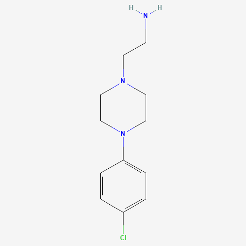 40255-46-7 4-(4-CHLOROPHENYL)-1-PIPERAZINEETHANAMINE chemical structure