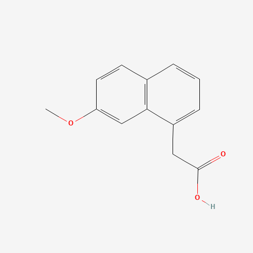 6836-22-2 2-(7-Methoxynaphthalen-1-yl)acetic acid chemical structure