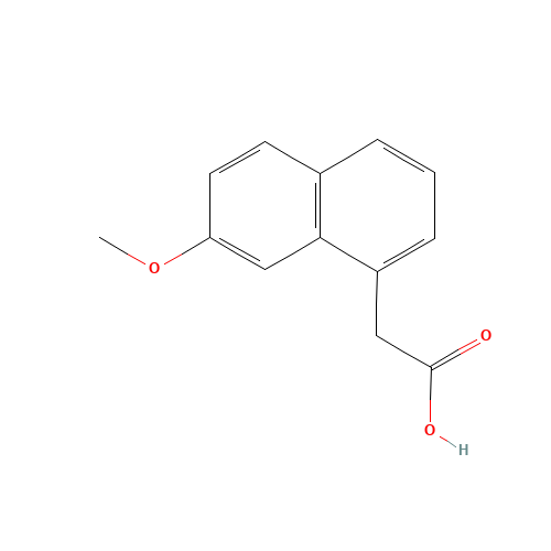 6836-22-2 2-(7-Methoxynaphthalen-1-yl)acetic acid chemical structure