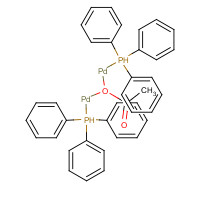 14588-08-0 Bis(triphenylphosphinepalladium) acetate chemical structure