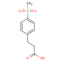387350-46-1 3-[4-(METHYLSULFONYL)PHENYL]PROPANOIC ACID chemical structure