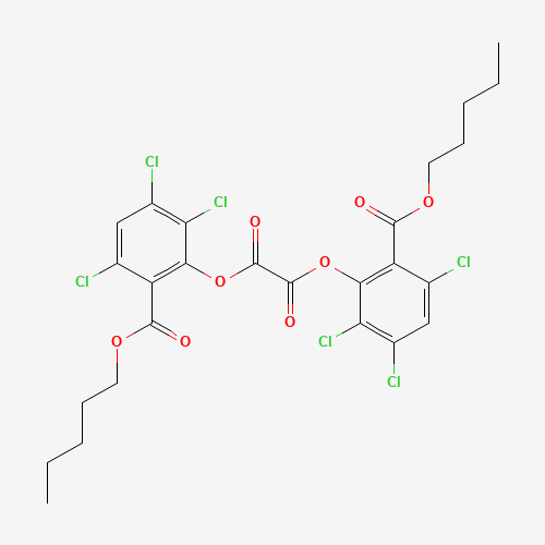75203-51-9 Bis(2-carbopentyloxy-3,5,6-trichlorophenyl) oxalate chemical structure