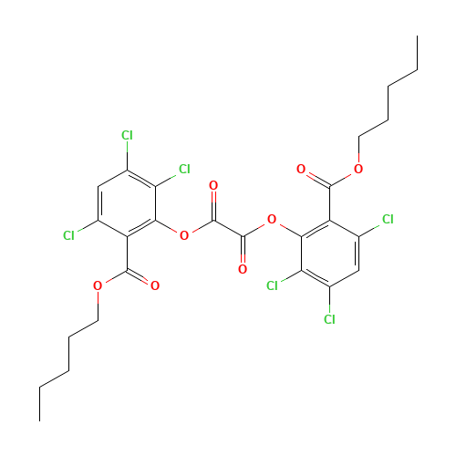 75203-51-9 Bis(2-carbopentyloxy-3,5,6-trichlorophenyl) oxalate chemical structure