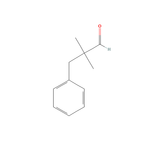 1009-62-7 2,2-Dimethyl-3-phenylpropionaldehyde chemical structure