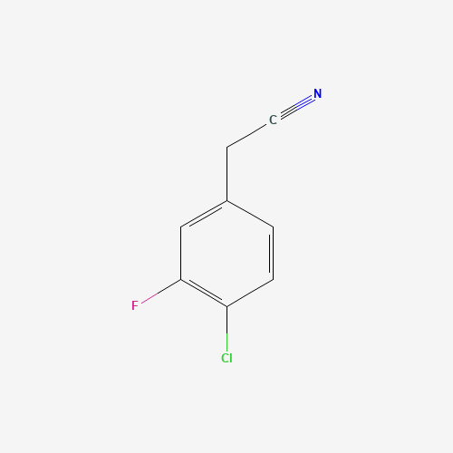 251570-03-3 (4-CHLORO-3-FLUORO-PHENYL)-ACETONITRILE chemical structure