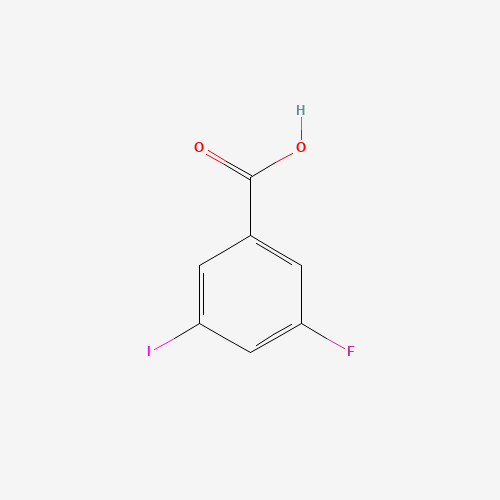 723294-74-4 3-FLUORO-5-IODOBENZOIC ACID chemical structure