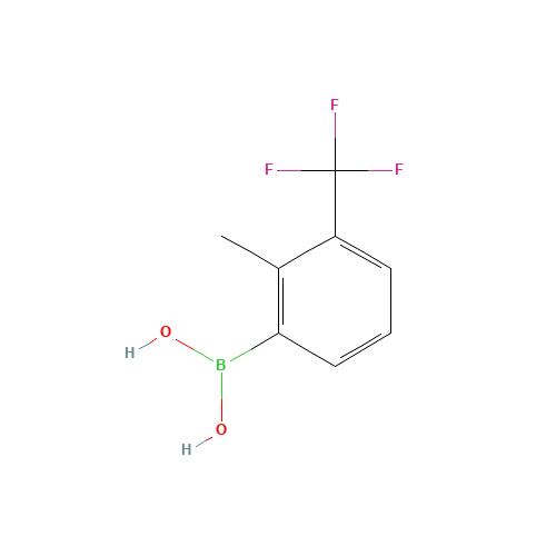 947533-86-0 2-Methyl-3-trifluoromethyl-phenylboronic acid chemical structure