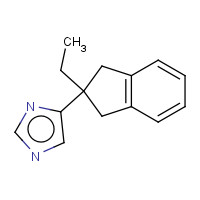104075-48-1 1H-Imidazole,4-(2-ethyl-2,3-dihydro-1H-inden-2-yl)-,monohydrochloride chemical structure