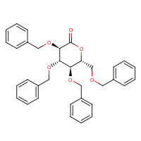 13096-62-3 2,3,4,6-TETRA-O-BENZYL-D-GLUCONO-1,5-LACTONE chemical structure