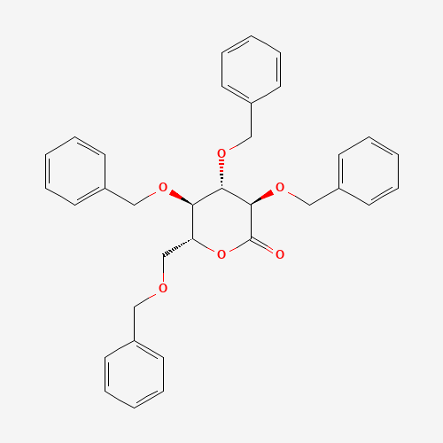 13096-62-3 2,3,4,6-TETRA-O-BENZYL-D-GLUCONO-1,5-LACTONE chemical structure