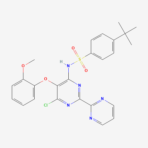 150727-06-3 4-tert-Butyl-N-(6-chloro-5-(2-methoxyphenoxy)-2,2'-bipyrimidin-4-yl)benzenesulfonamide chemical structure