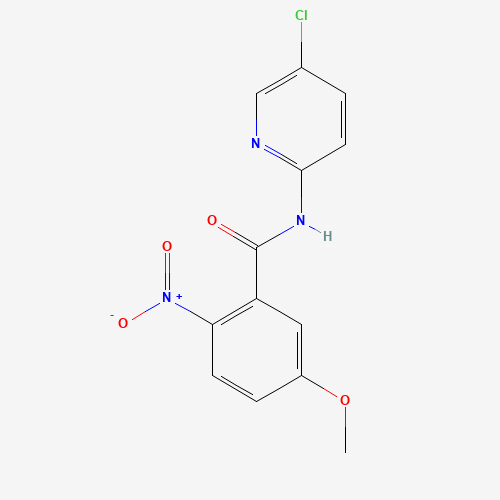 280773-16-2 N-(5-chloro-pyridine-2-yl)-5-methoxy-2-nitrobenzamide chemical structure