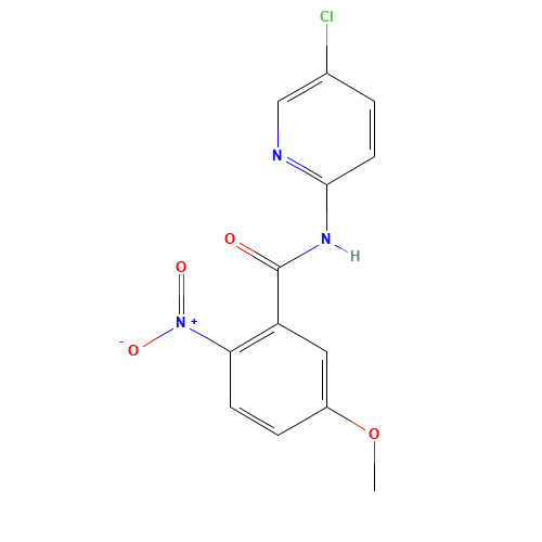 280773-16-2 N-(5-chloro-pyridine-2-yl)-5-methoxy-2-nitrobenzamide chemical structure