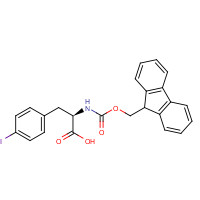 205526-29-0 FMOC-D-4-IODOPHENYLALANINE chemical structure