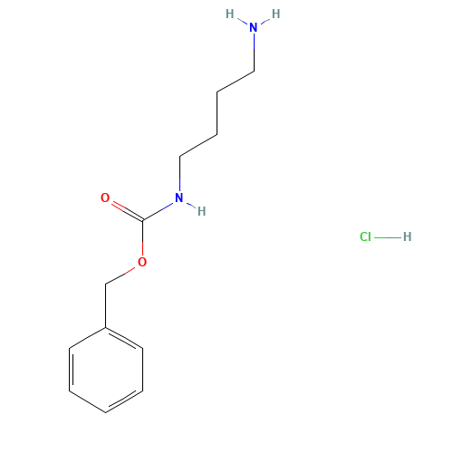 18807-73-3 BENZYL N-(4-AMINOBUTYL)CARBAMATE HYDROCHLORIDE chemical structure