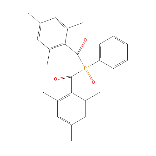162881-26-7 Phenylbis(2,4,6-trimethylbenzoyl)phosphine oxide chemical structure