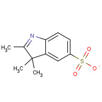 132557-72-3 5-Sulfo-2,3,3-trimethyl indolenine sodium salt chemical structure