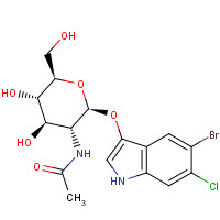 5609-91-6 5-BROMO-4-CHLORO-3-INDOLYL-N-ACETYL-BETA-D-GLUCOSAMINIDE chemical structure
