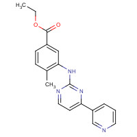 641569-97-3 4-Methyl-3-[[4-(3-pyridinyl)-2-pyrimidinyl]amino]benzoic acid ethyl ester chemical structure