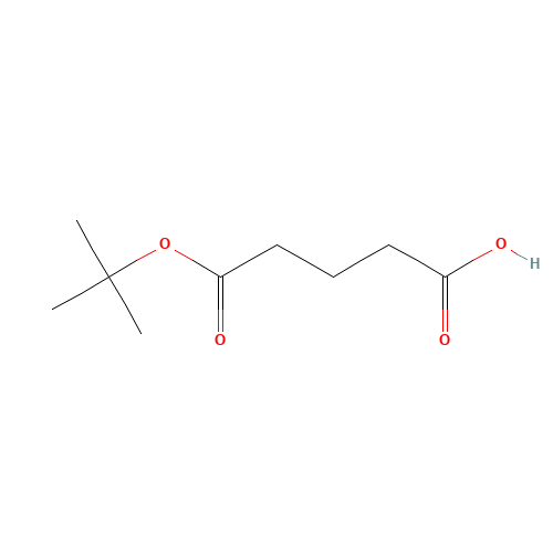 63128-51-8 5-tert-butoxy-5-oxopentanoic acid chemical structure