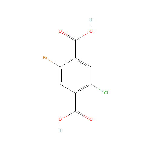 500550-60-7 2-Bromo-5-Chloroterephthalic Acid chemical structure