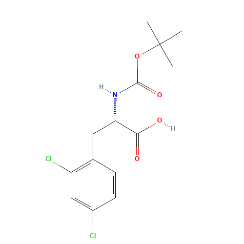 114873-04-0 BOC-D-2,4-DICHLOROPHENYLALANINE chemical structure