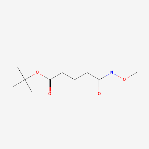 192123-40-3 tert-butyl 5-(methoxy(methyl)amino)-5-oxopentanoate chemical structure