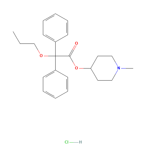 54556-98-8 Propiverine hydrochloride chemical structure