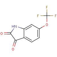 162252-92-8 6-(TRIFLUOROMETHOXY)-1H-INDOLE-2,3-DIONE chemical structure