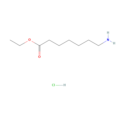 29840-65-1 7-Amino-heptanoic acid ethyl ester hydrochloride chemical structure