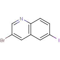 205114-20-1 3-bromo-6-iodoquinoline chemical structure
