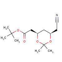 125971-94-0 tert-Butyl-[(4R,6R)-6-(cyanmethyl)-2,2-dimethyl-1,3-dioxan-4-yl]acetat chemical structure