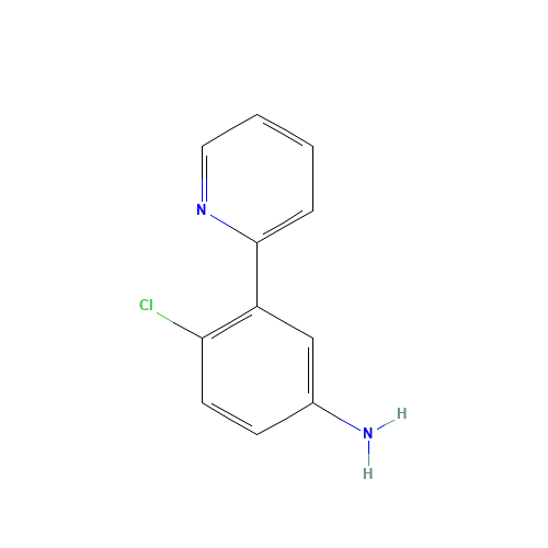 879088-41-2 4-chloro-3-(pyridin-2-yl)benzenamine chemical structure
