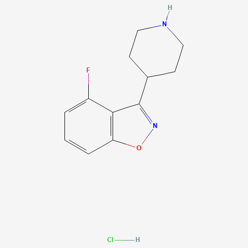 95742-19-1 6-Fluoro-3-(4-piperidine)-1,2-benzoisoxazole hydrochloride chemical structure