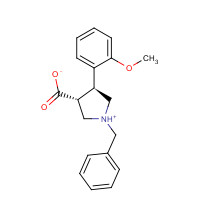 154205-78-4 Trans-1-benzyl-4-(2-methoxyphenyl)pyrrolidine-3-carboxylic acid chemical structure