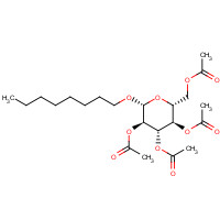 38954-67-5 1-O-OCTYL-BETA-D-GLUCOPYRANOSIDE 2,3,4,6-TETRAACETATE chemical structure