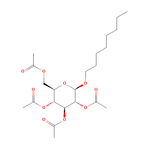 38954-67-5 1-O-OCTYL-BETA-D-GLUCOPYRANOSIDE 2,3,4,6-TETRAACETATE chemical structure