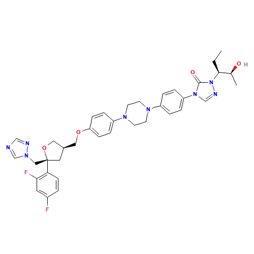 171228-49-2 Posaconazole chemical structure