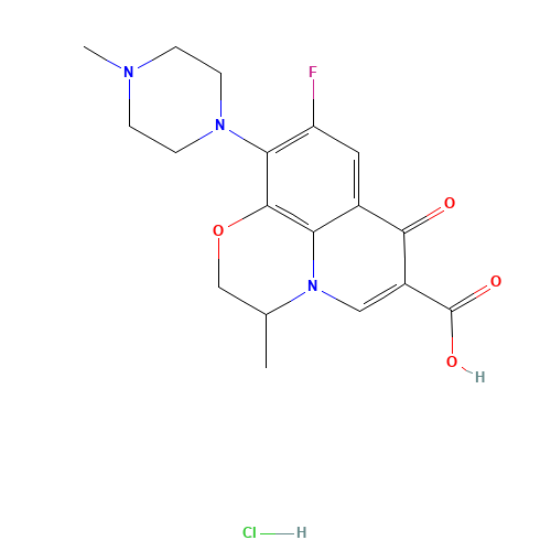 118120-51-7 Ofloxacin hydrochloride chemical structure