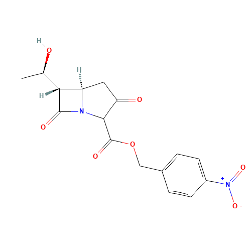 74288-40-7 p-Nitrobenzyl-6-(1-hydroxyethyl)-1-azabicyclo(3.2.0)heptane-3,7-dione-2-carboxylate chemical structure
