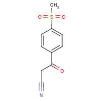 122454-47-1 3-(4-(methylsulfonyl)phenyl)-3-oxopropanenitrile chemical structure
