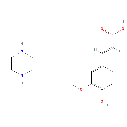 171876-65-6 Piperazine ferulate chemical structure