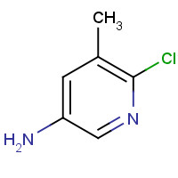 34552-13-1 3-AMINO-2-CHLORO-5-PICOLINE chemical structure