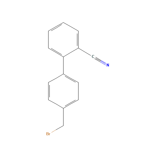 114772-54-2 4-Bromomethyl-2-cyanobiphenyl chemical structure