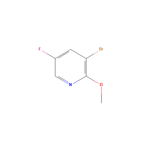 884494-81-9 3-BROMO-5-FLUORO-2-METHOXYPYRIDINE chemical structure